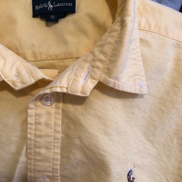 Boys Ralph Lauren button down cotton Oxford shirt - Picture 2 of 2
